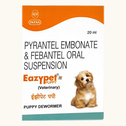 Intas Eazypet Puppy Deworming Suspension 20ml