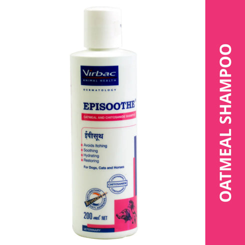 Virbac Episoothe Oatmeal Shampoo for Dogs & Cats
