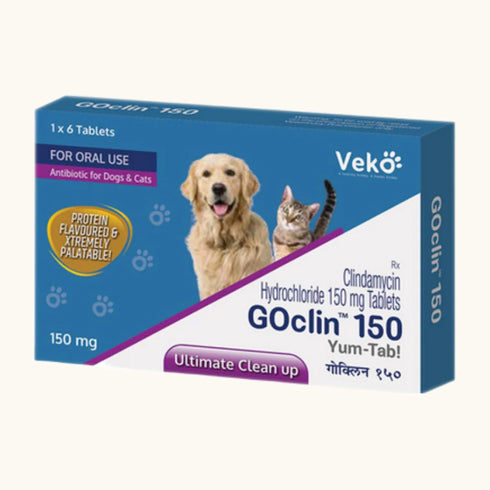 Veko Goclin 150mg (Clindamycin) Tablet for Dogs & Cats