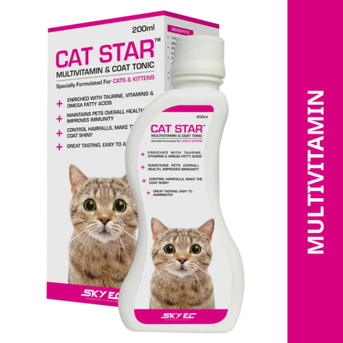 Skyec Cat Star SyrupMulti Vitamin for Cats