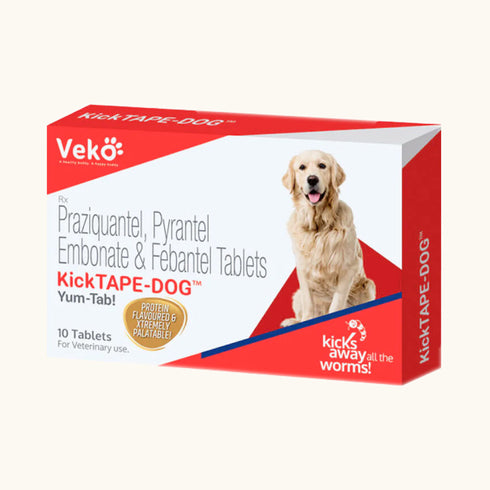 Veko Kicktape Dog Deworming Tablet