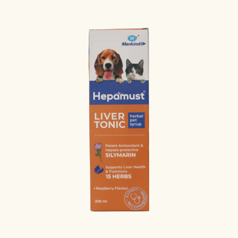 Mankind Hepamust Liver Tonic Appetite Booster for Dogs and Cats