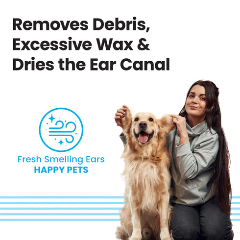 Vivadis Clearify Ear Cleaner (Tris EDTA) For Dogs and Ctas