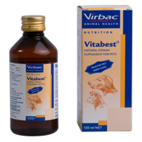 Virbac Vitabest Multi Vitamin Supplement for Dogs & Cats