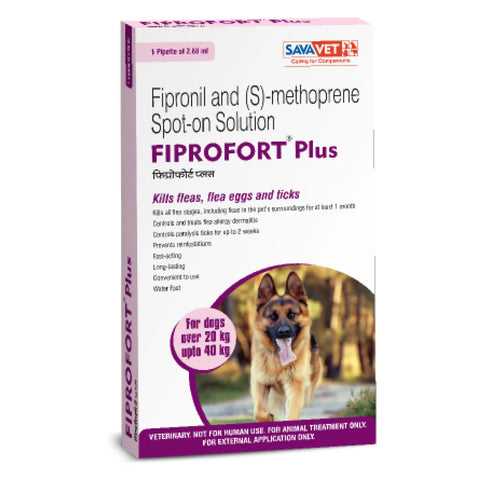 Deworming and Tick & Flea Control spot on combo for Large Dogs (20-40Kg0