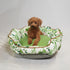 UNLEASH Foliage Print Pet Dog Bed