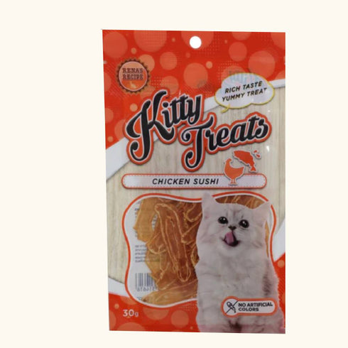 Rena's Recipe Kitty Treats Chicken Sushi Treat For Cats