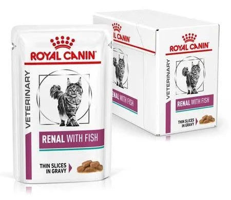 Royal Canin Veterinary Renal with Fish Cat Wet Food 85GM