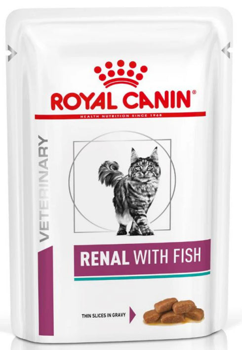 Royal Canin Veterinary Renal with Fish Cat Wet Food 85GM