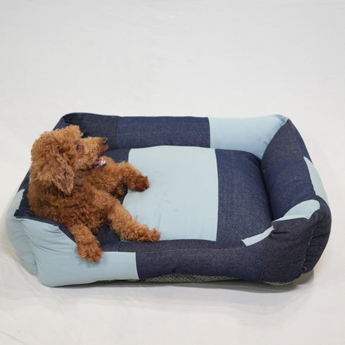 Unleash Ultra Soft denim Premium Luxury Pet Bed for Dog
