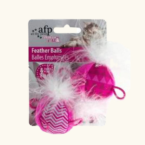 AFP Classic Comfort Feather Ball pink (Pack of 2)