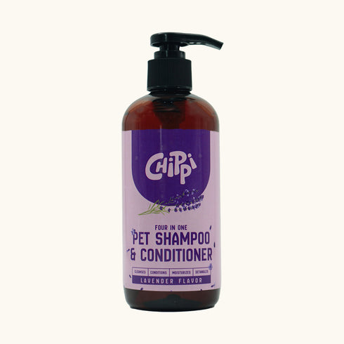 CHIPPI Four in One Pet Shampoo and Conditioner – Lavender Flavour
