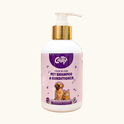 CHIPPI Four in One Pet Shampoo and Conditioner – Lavender Flavour