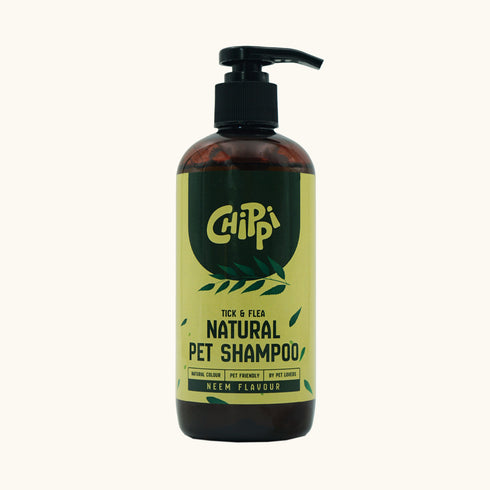 CHIPPI Tick and Flea Natural Pet Shampoo – Neem Flavour