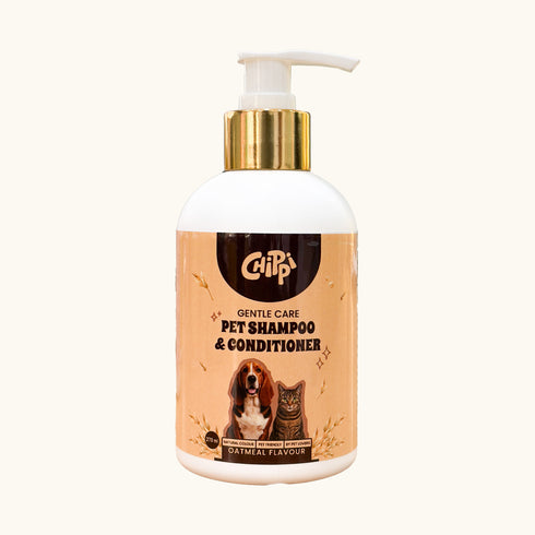 CHIPPI Gentle Care Pet Shampoo and Conditioner – Oatmeal Flavour