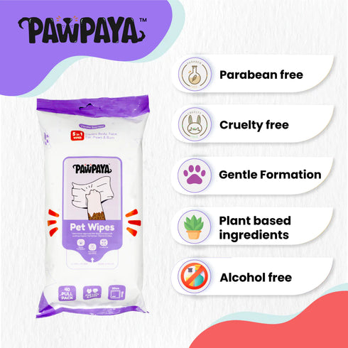 Pawpaya Pet Wipes