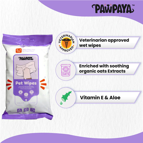 Pawpaya Pet Wipes