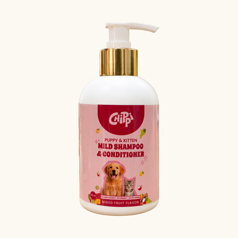 CHIPPI Mild and Soothing Puppy Shampoo – Mixed Fruit Flavour