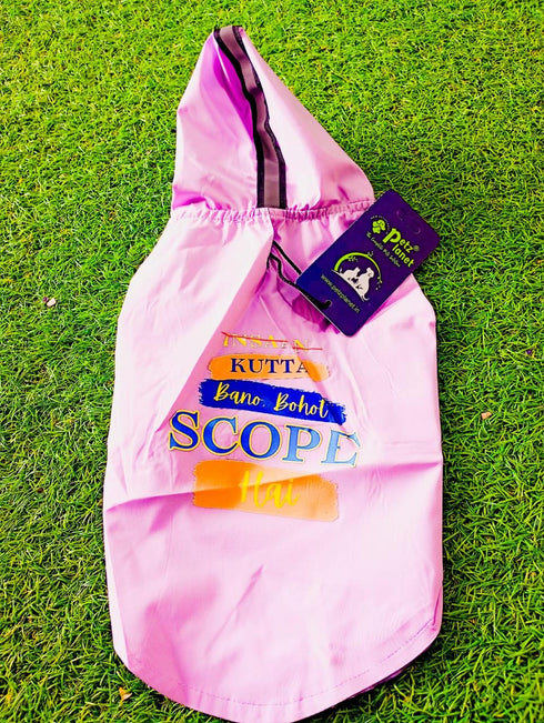 Petz planet dual color raincoat - XL