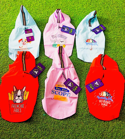 Petz planet dual color raincoat - XL