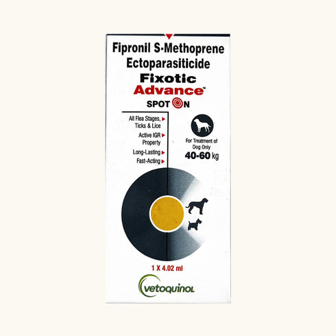 Vetoquinol Fixotic Advance (Fipronil) Tick & Flea Control Spot on Dog