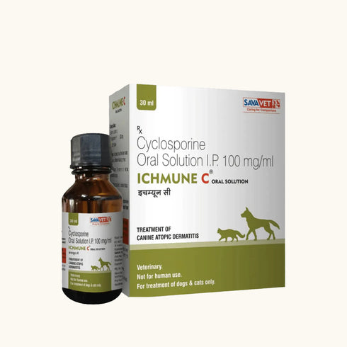 Savavet Ichmune C (Cyclosporine) Oral Solution for Dogs & Cats (30ml)