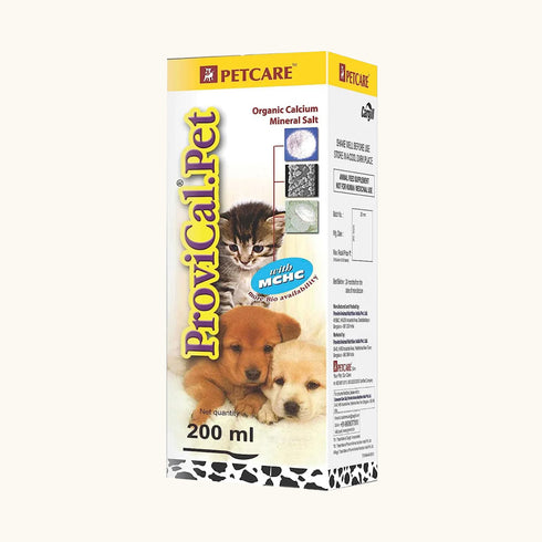 Petcare Provical Pet Calcium Supplement Syrup for Dogs & Cats