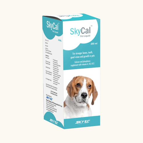 Skyec Sky Cal Calcium Supplement Syrup for Dogs & Cats