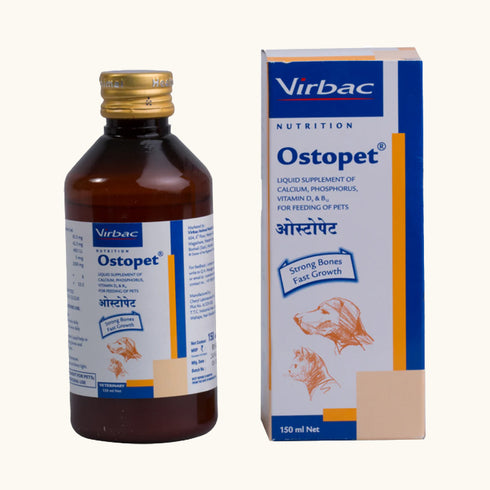 Virbac Ostopet Calcium Supplement Syrup for Dogs & Cats