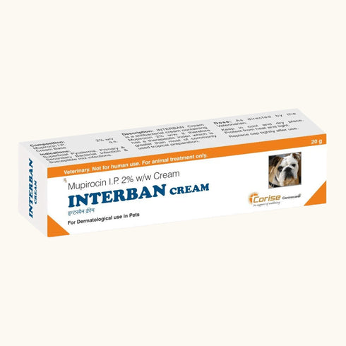 Corise Interban (Mupirocin) Cream for Dogs & Cats