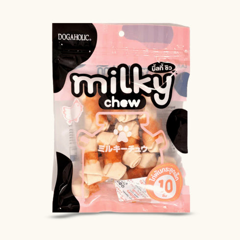 Dogaholic Milky Chew Chicken Bone Style Dog Treats