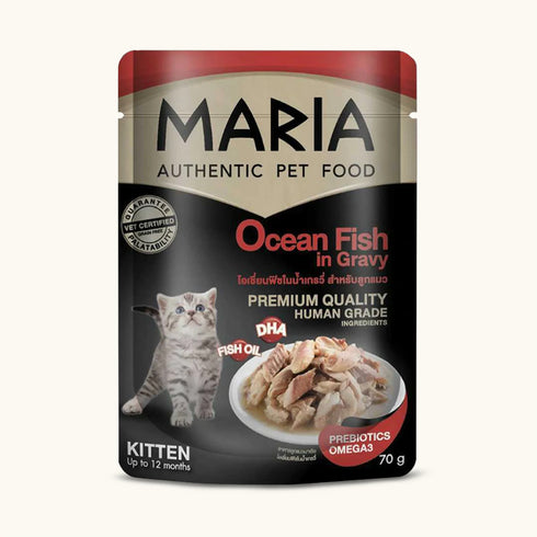 Maria Ocean Fish in Gravy Kitten Wet Food