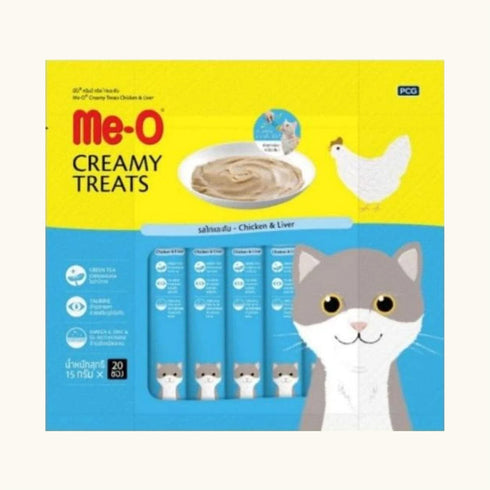 Me-O Creamy Chicken & Liver Cat Treat