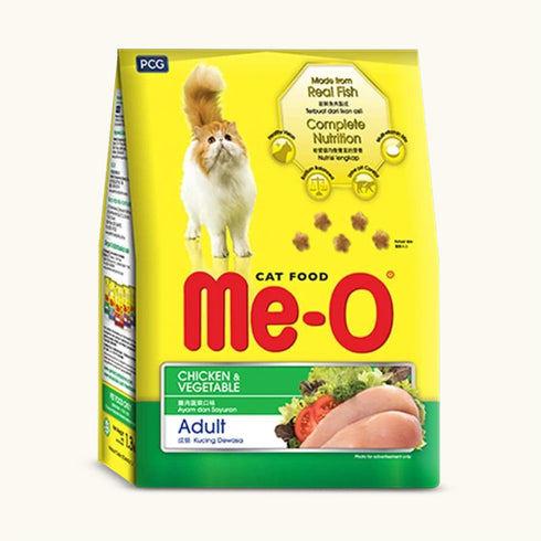 Me-O Chicken and Vegetables Adult Cat Dry Food