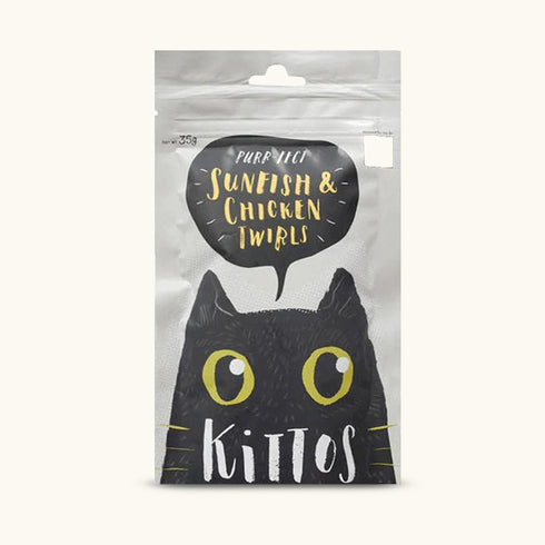 Kittos Purr-Fect Sunfish Chicken and Twirls Cat Treats