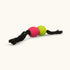 Trixie Playing Rope with Balls Latex/Cotton Toy for Dogs