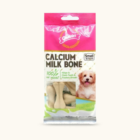 Gnawlers Calcium Milk Bones Dog Treats - Small