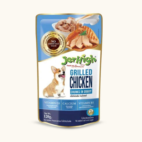 JerHigh Chicken Grilled in Gravy Dog Wet Food