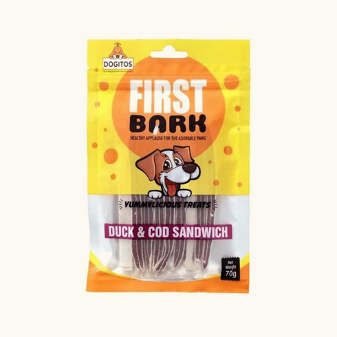 First Bark Duck and Cod Sandwich Dog Treats