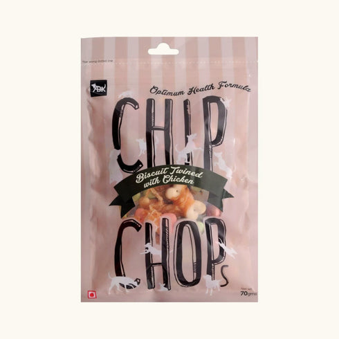 Chip Chops Biscuit Twined with Chicken Dog Treats