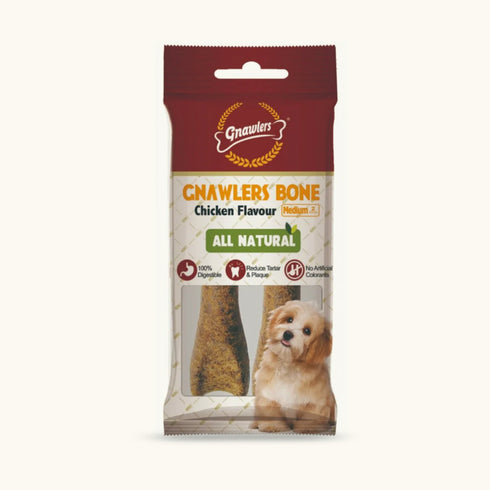 Gnawlers Chicken Bone Dog Treats (4.5 inch)