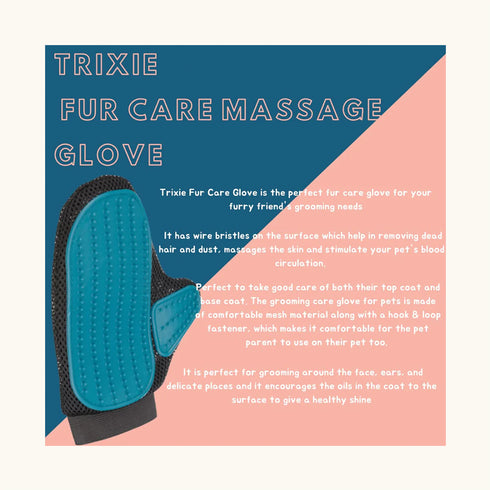 Trixie Fur Care Massage Glove for Pets
