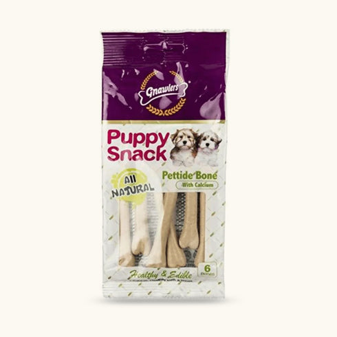 Gnawlers Puppy Snack Pettide Bone Dog Treats