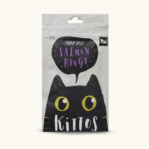 Kittos Purr-Fect Salmon Rings Cat Treats