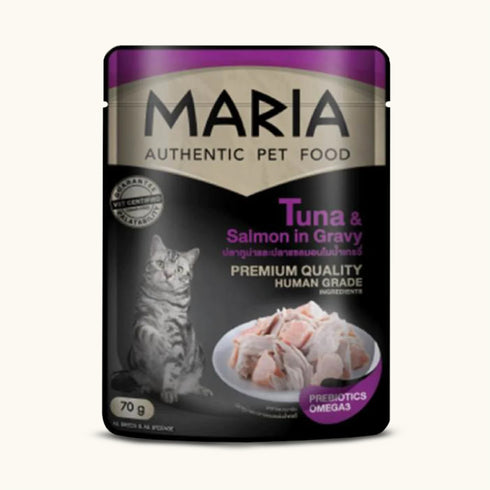 Maria Tuna & Salmon in Gravy Adult Cat Wet Food