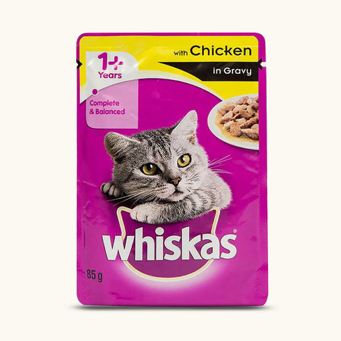 Whiskas Chicken In Gravy Adult Cat Wet Food