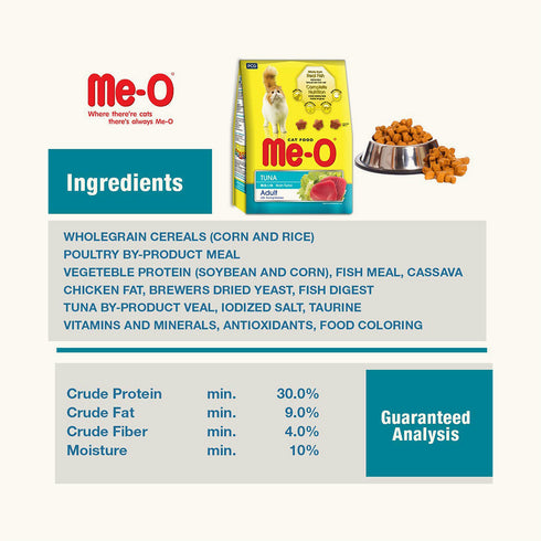 Me-O Tuna Adult Cat Dry Food