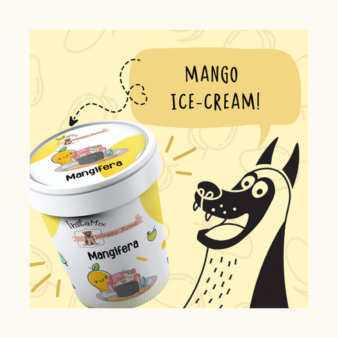 Waggy Zone Mangifera Ice Cream for Dogs