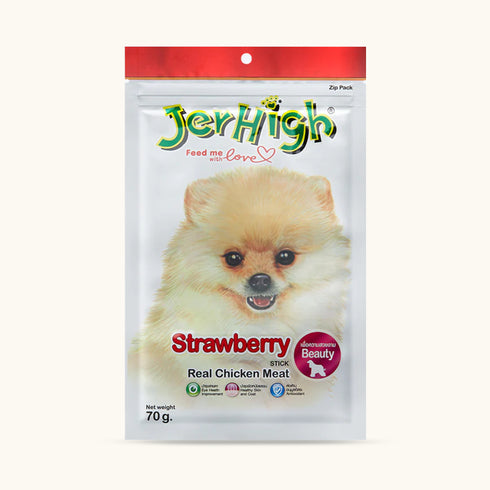 JerHigh Chicken Strawberry Dog Treats