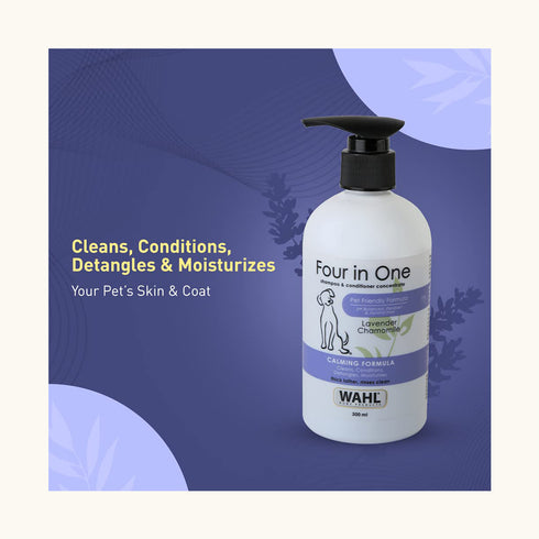 Wahl Four in One Lavender Chamomile Shampoo for Dogs